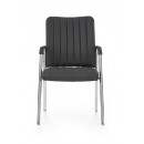 Стул HALMAR VIGOR черный/хром